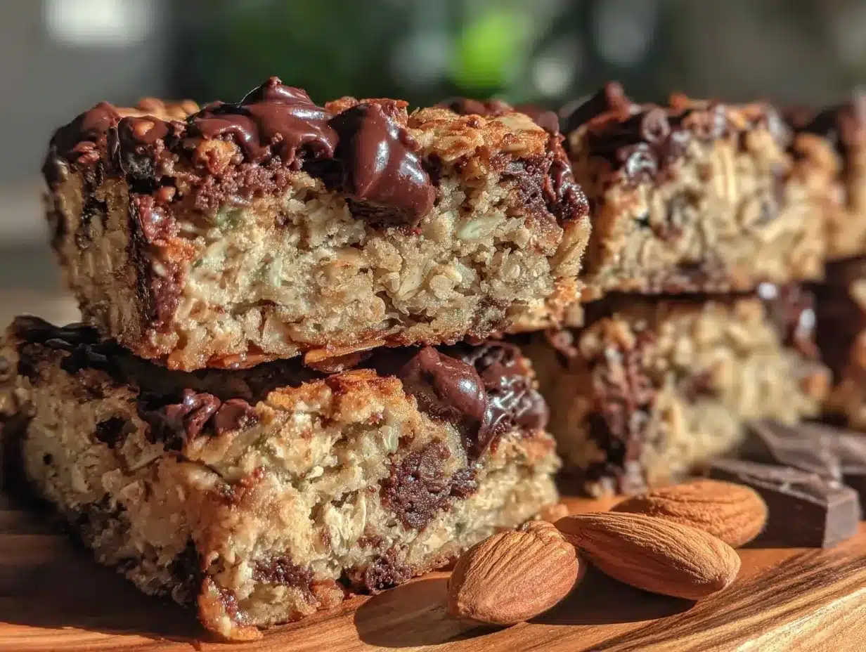 chewy chocolate chip granola bars preparation steps