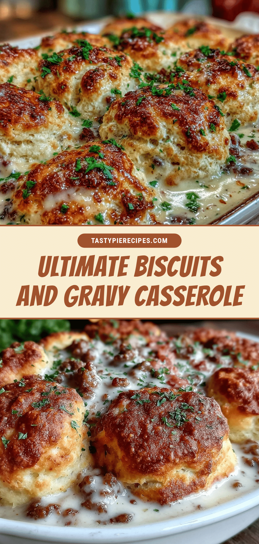 cozy biscuits and gravy casserole recipe