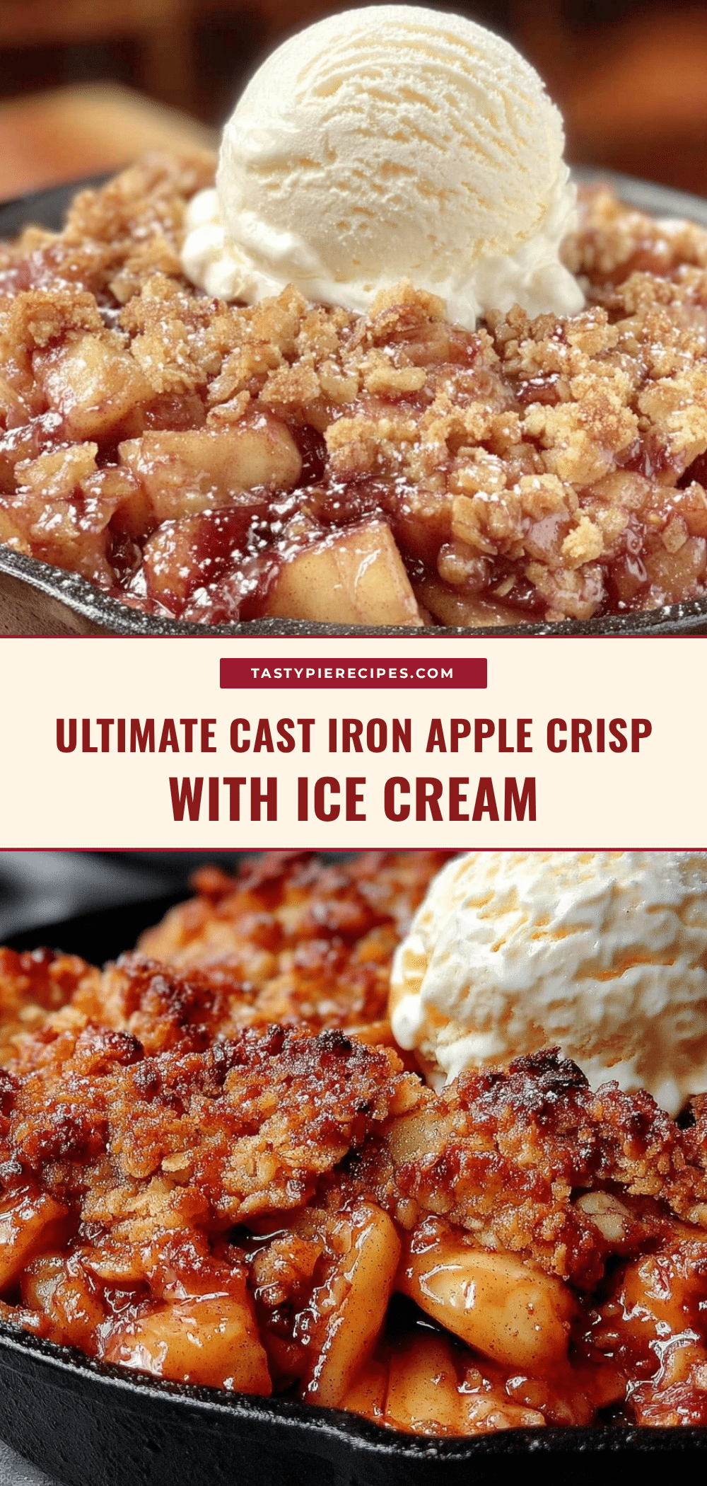 cozy cast iron apple crisp recipe