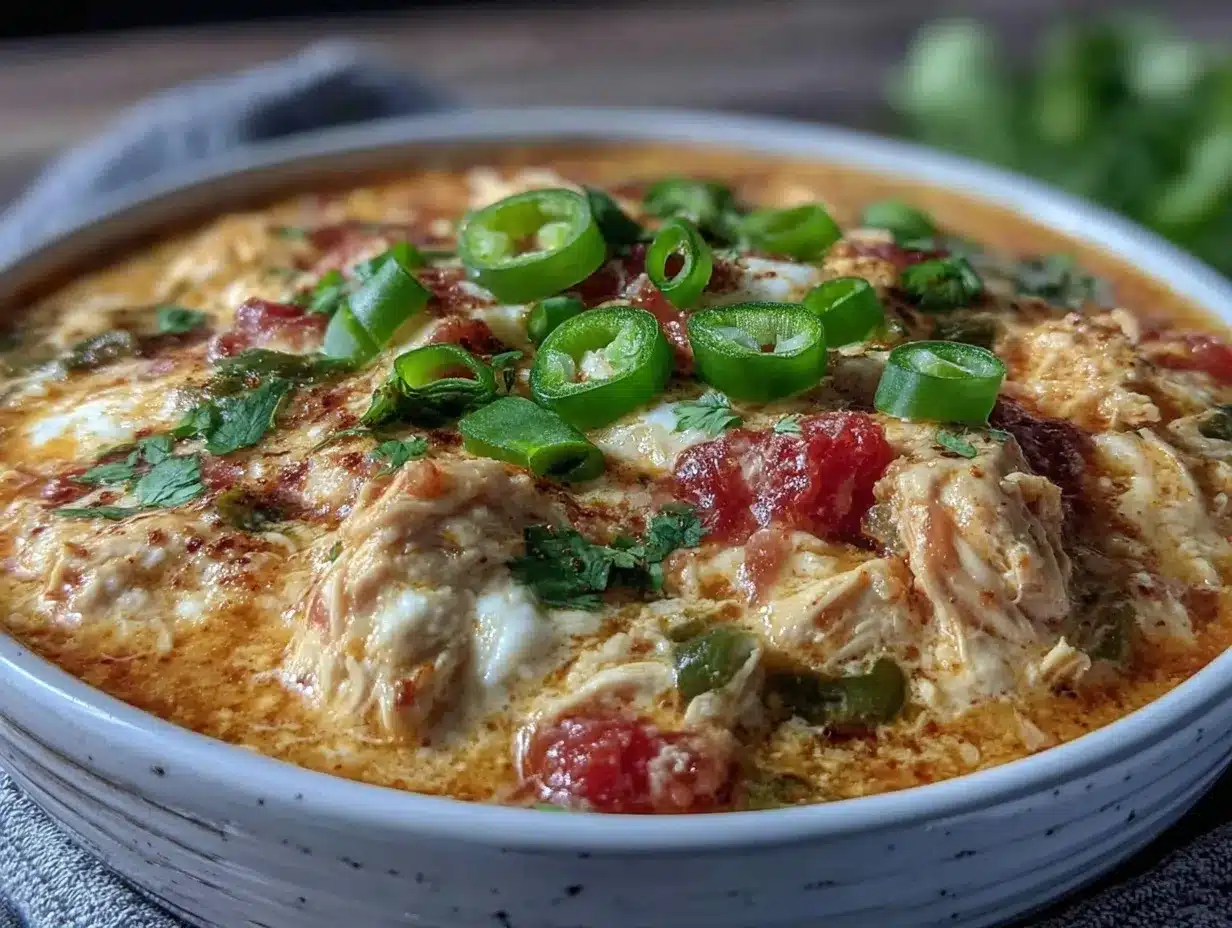 creamy keto chicken enchilada soup preparation steps