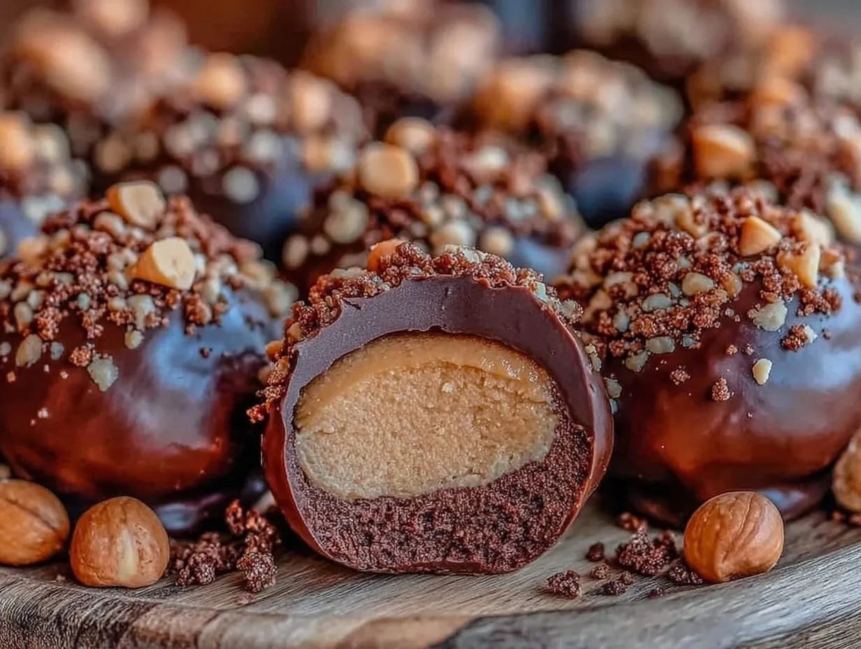 creamy peanut butter buckeyes preparation steps