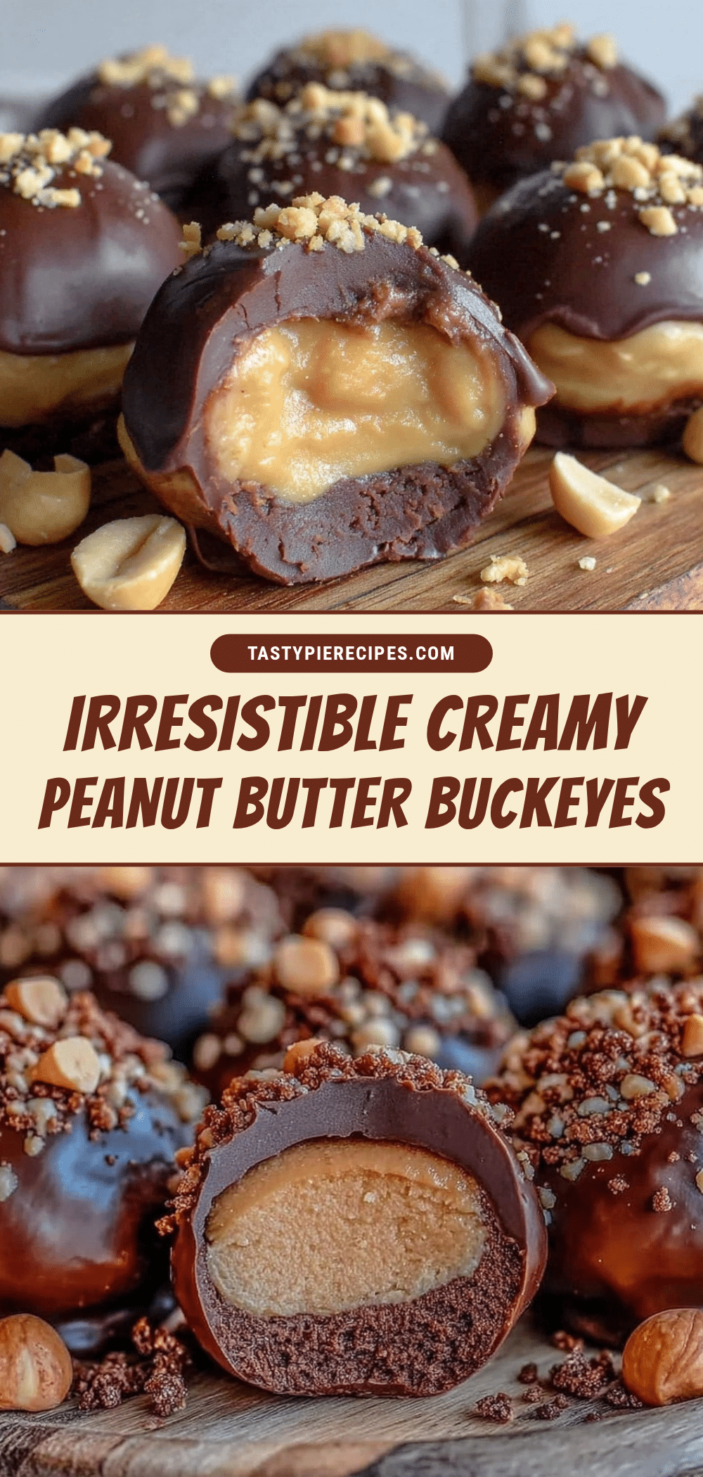 creamy peanut butter buckeyes recipe