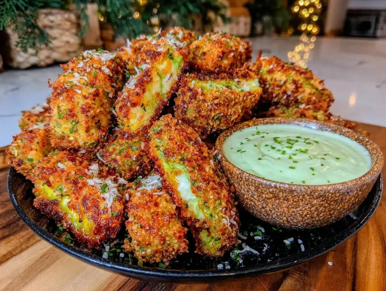 crispy air fryer avocado fries preparation steps