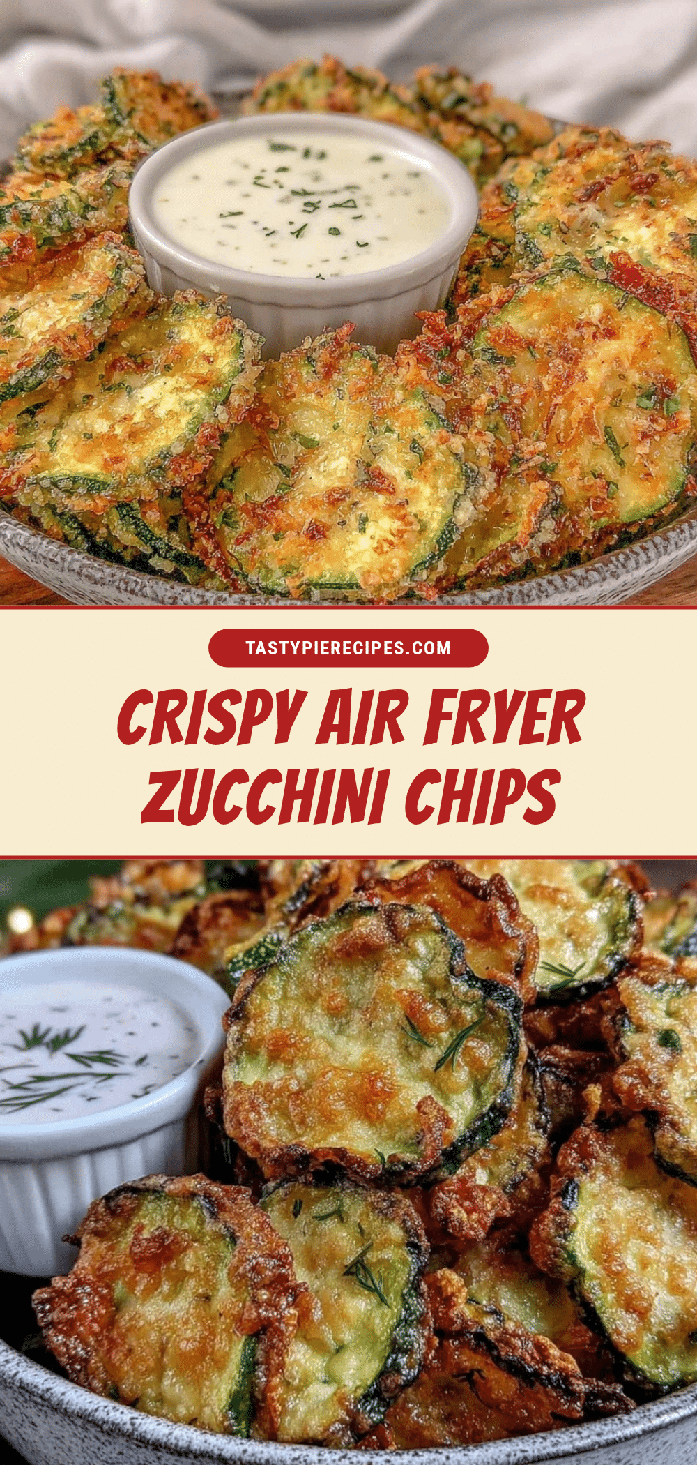 crispy air fryer zucchini chips recipe