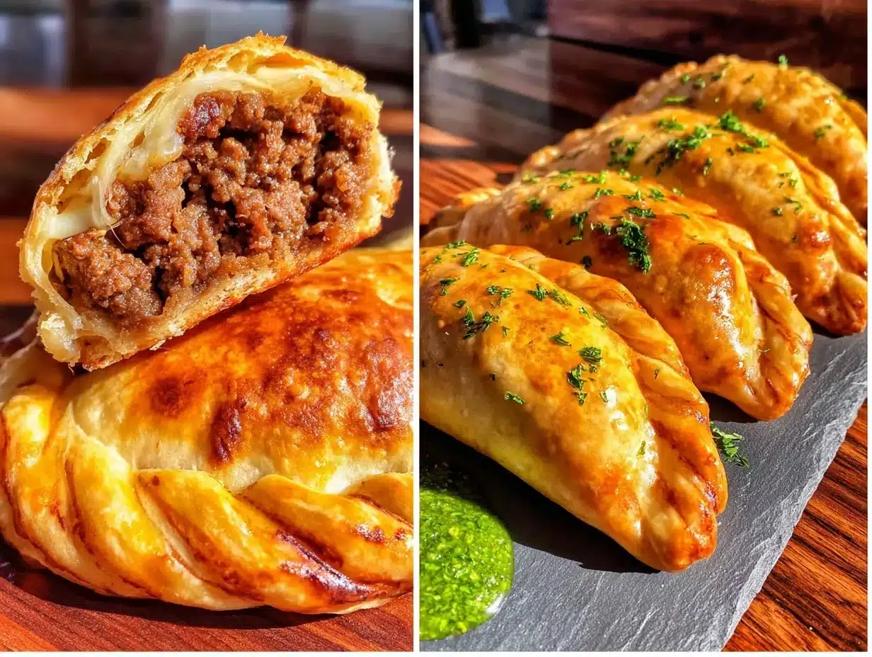 crispy beef and cheese empanadas preparation steps