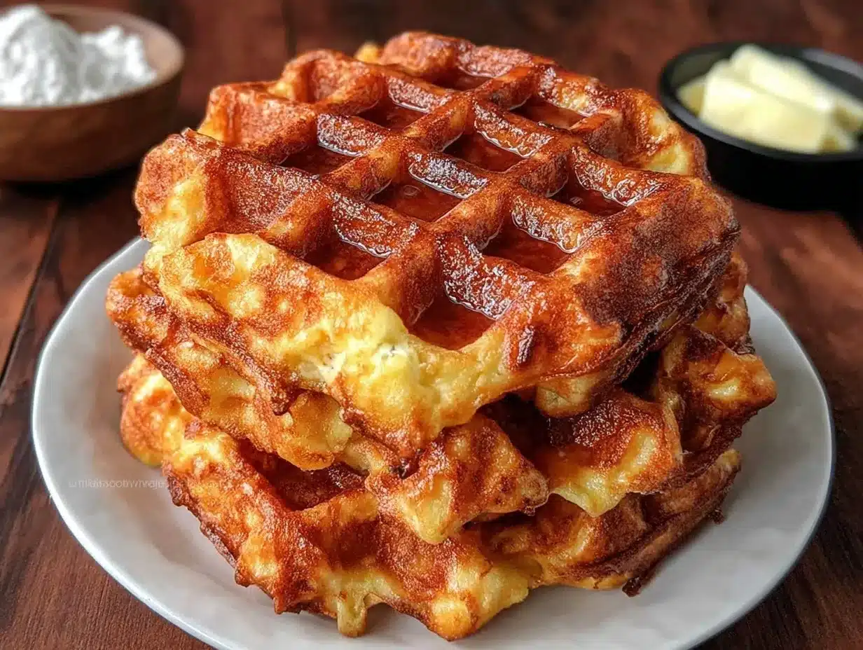 crispy belgian waffles yeast preparation steps