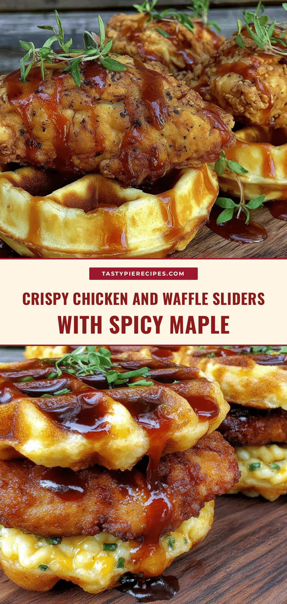 crispy chicken and waffle sliders recipe