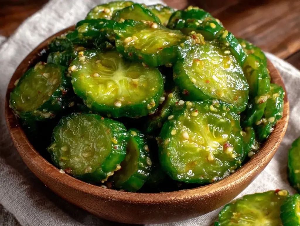 crispy homemade bread and butter pickle chips - featured image