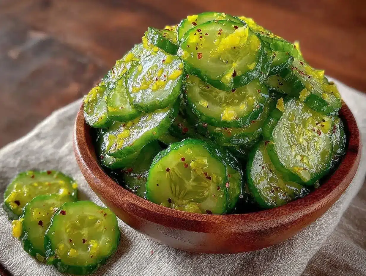 crispy homemade bread and butter pickle chips preparation steps