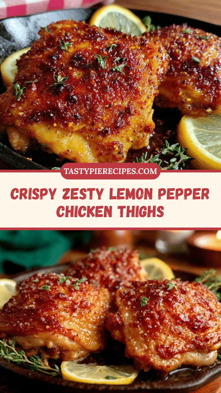 crispy lemon pepper chicken thighs recipe
