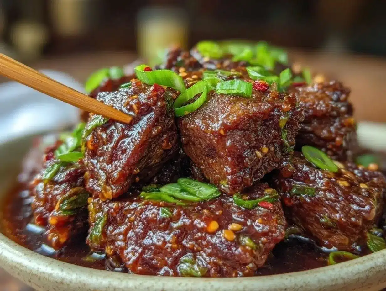 crockpot mongolian beef preparation steps