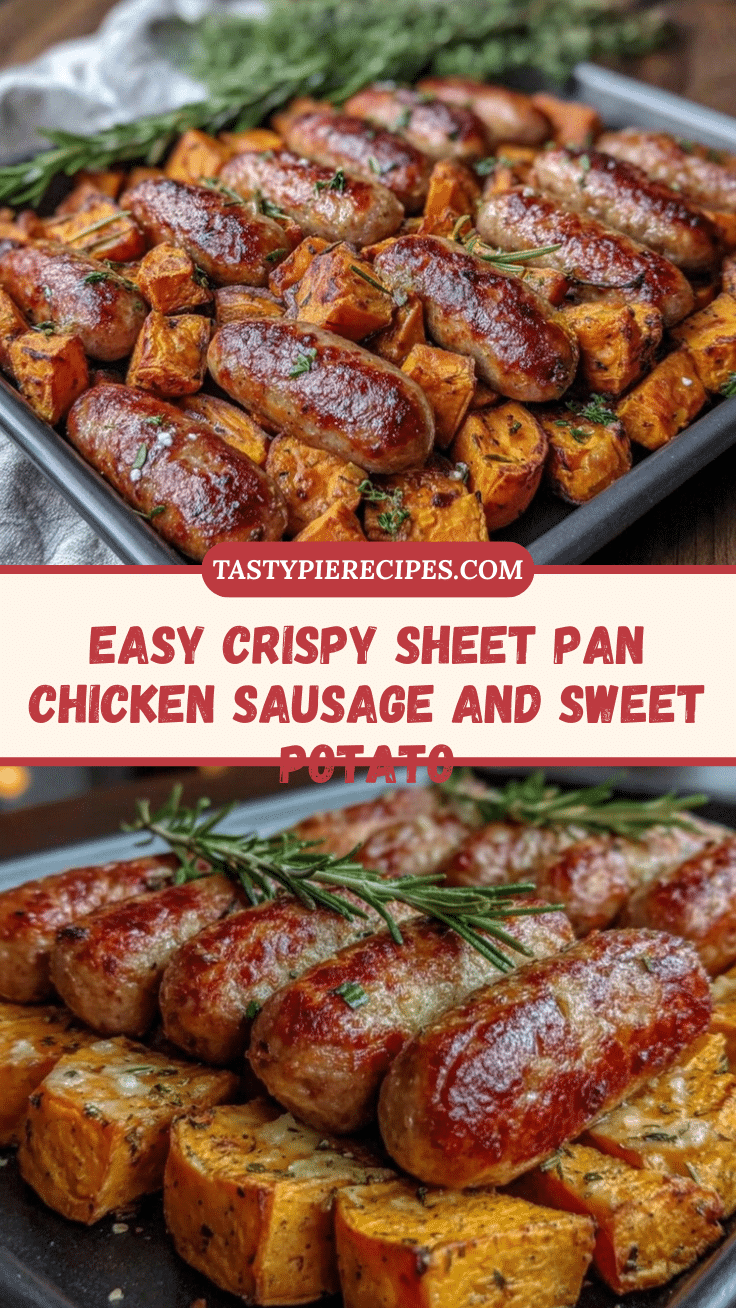 easy crispy sheet pan chicken sausage recipe