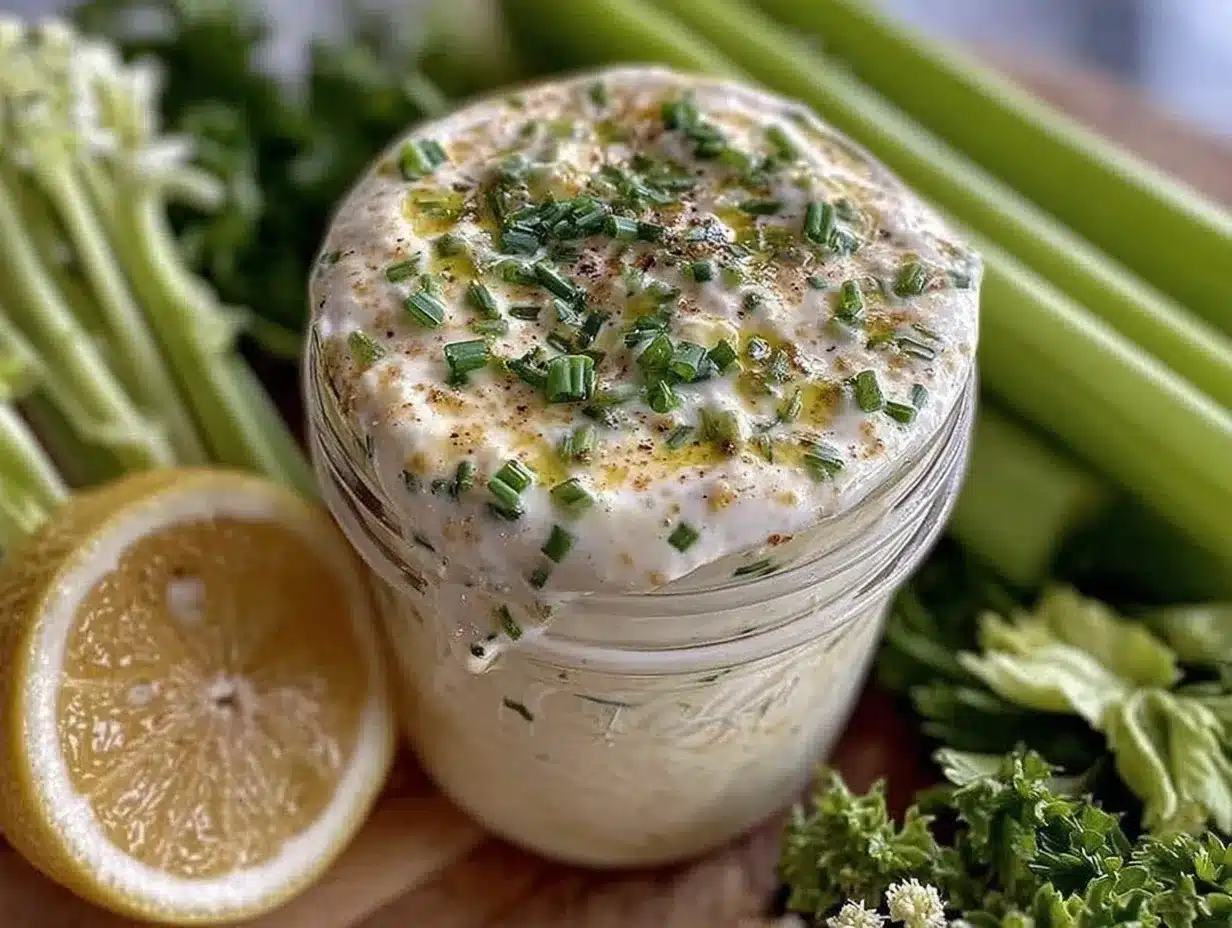 easy homemade ranch dressing preparation steps
