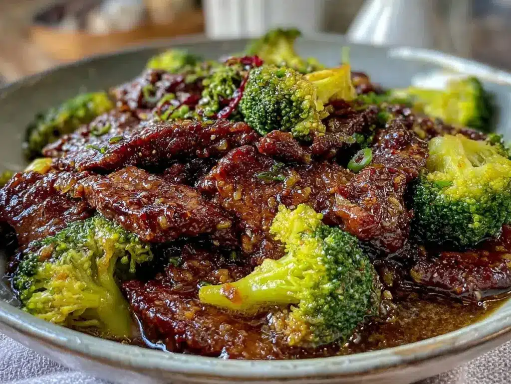 easy keto beef and broccoli meal prep bowls - featured image