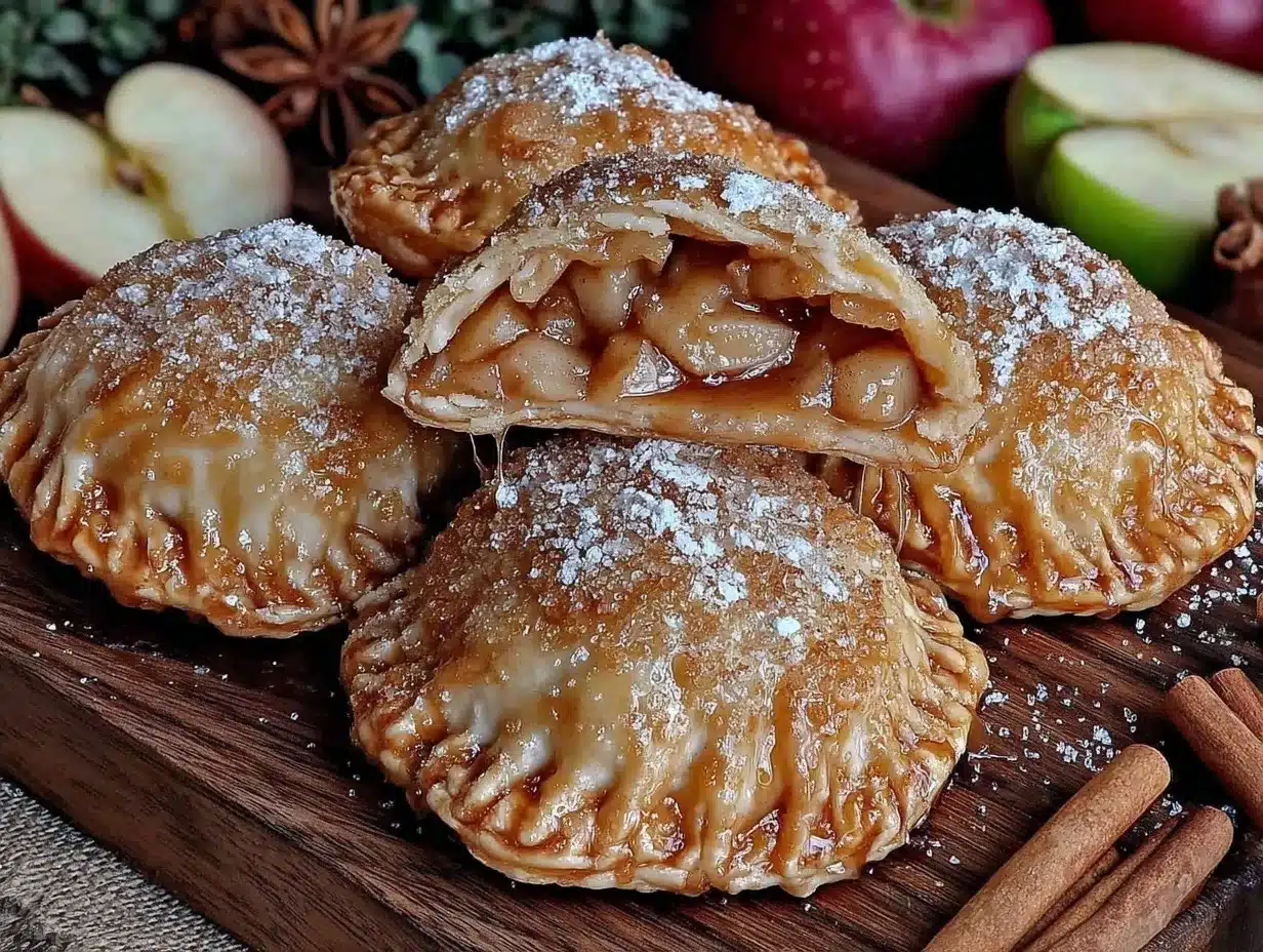 flaky apple cinnamon hand pies preparation steps