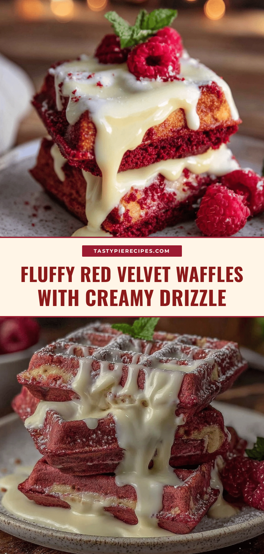 fluffy red velvet waffles recipe