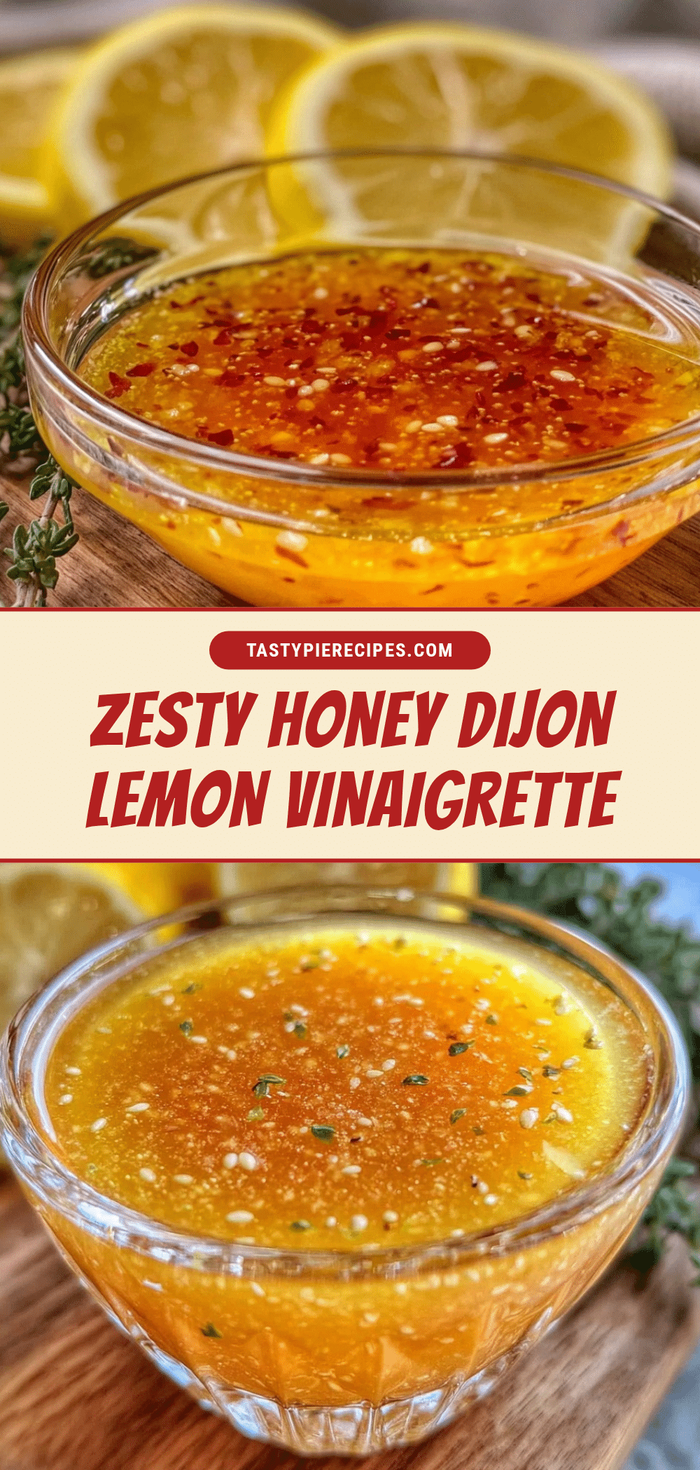 fresh lemon vinaigrette dressing recipe