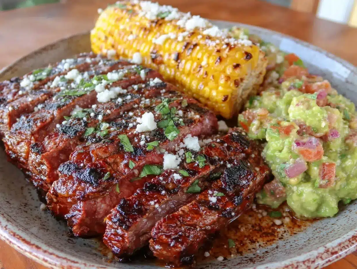 grilled carne asada platter preparation steps