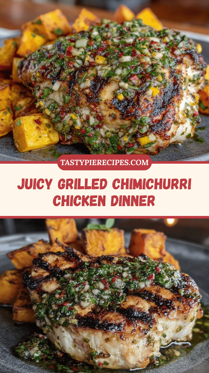 grilled chimichurri chicken recipe