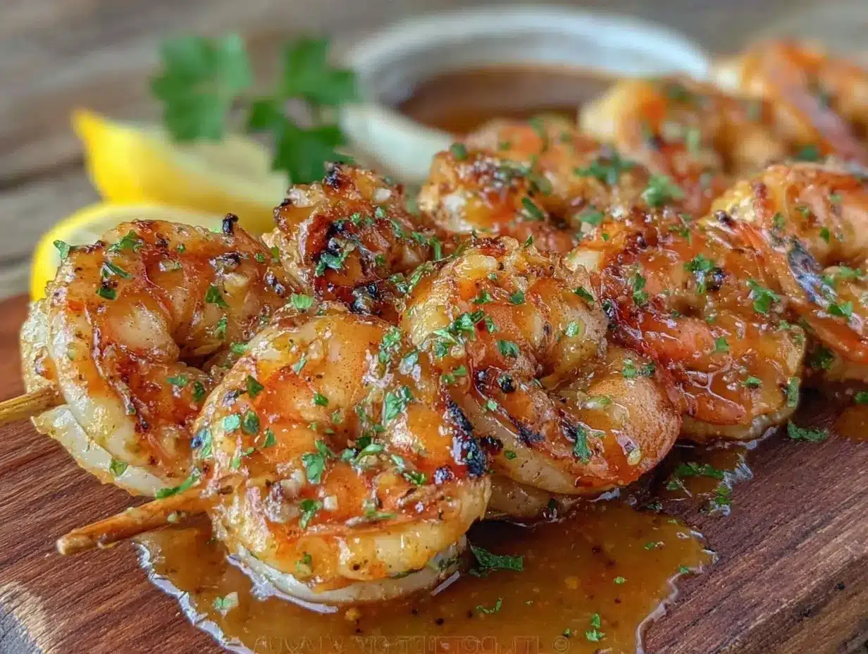 grilled shrimp skewers preparation steps
