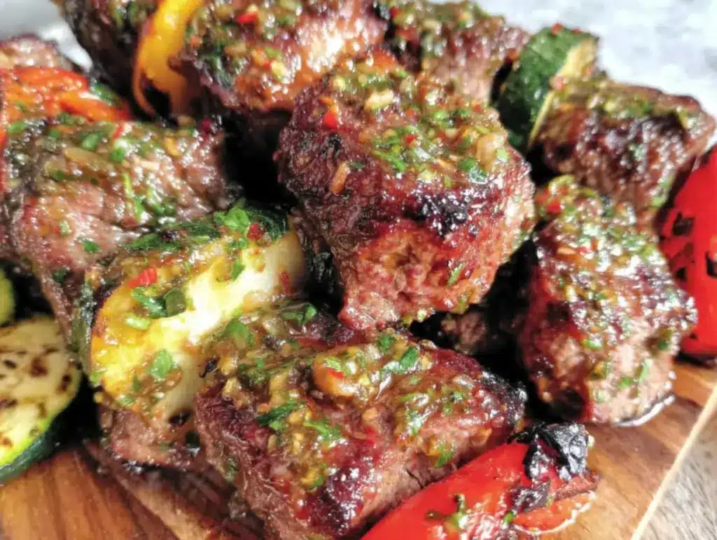 grilled steak kabobs - featured image