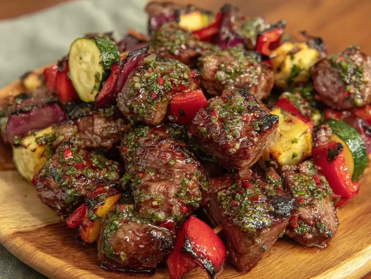 grilled steak kabobs preparation steps