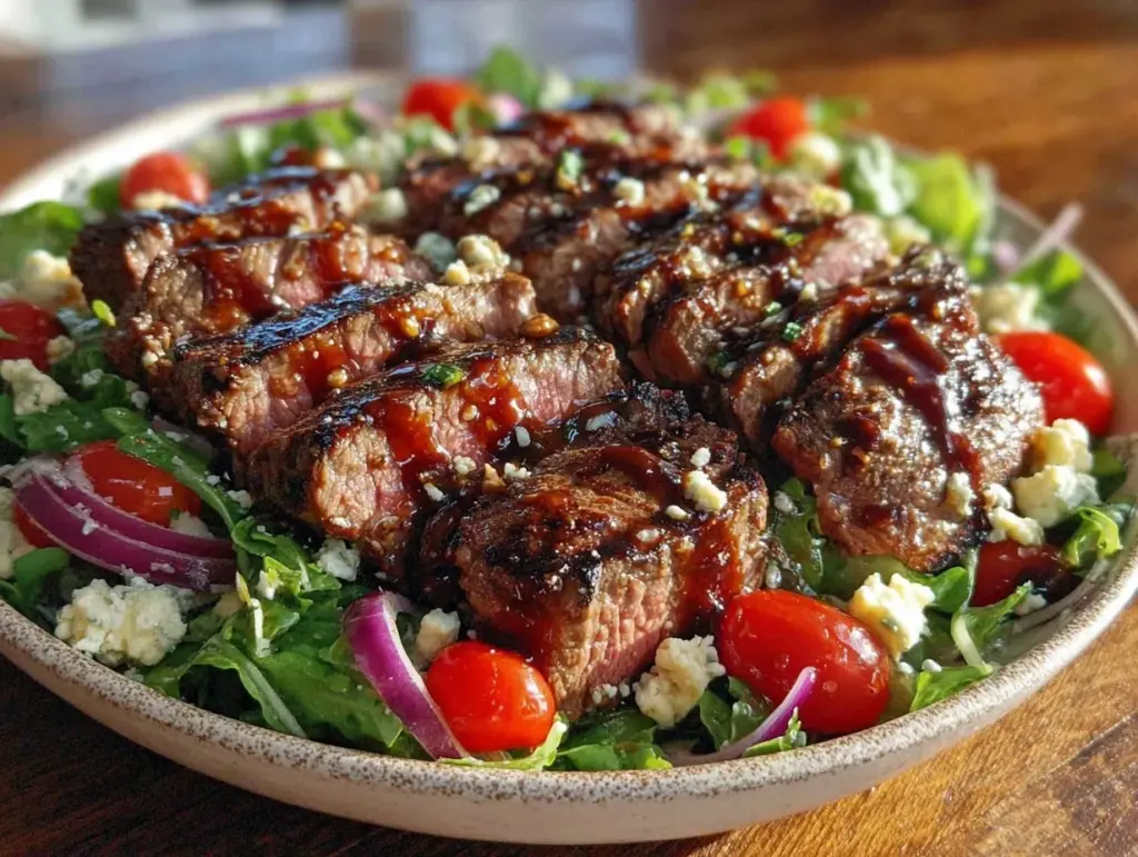 grilled steak salad recipe - featured image