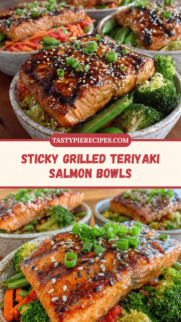 grilled teriyaki salmon bowls recipe