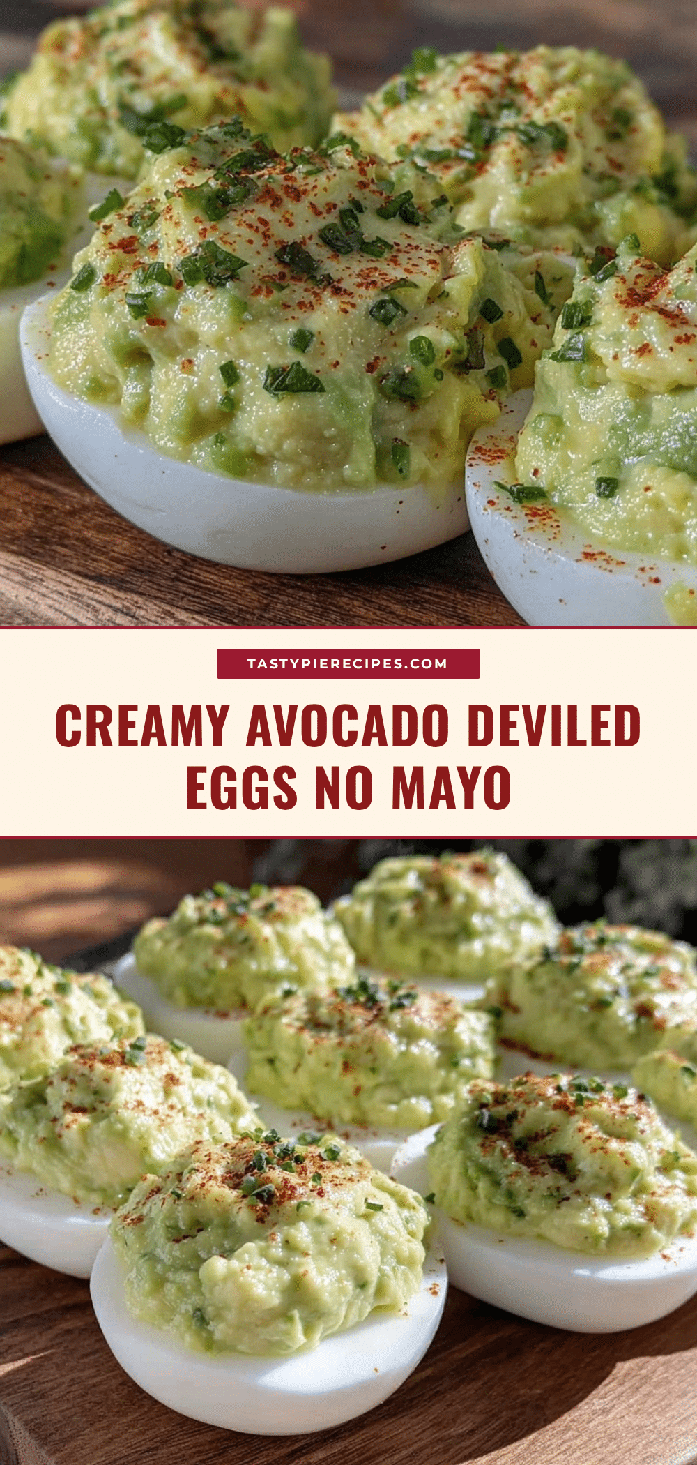 healthy avocado deviled eggs without mayo recipe