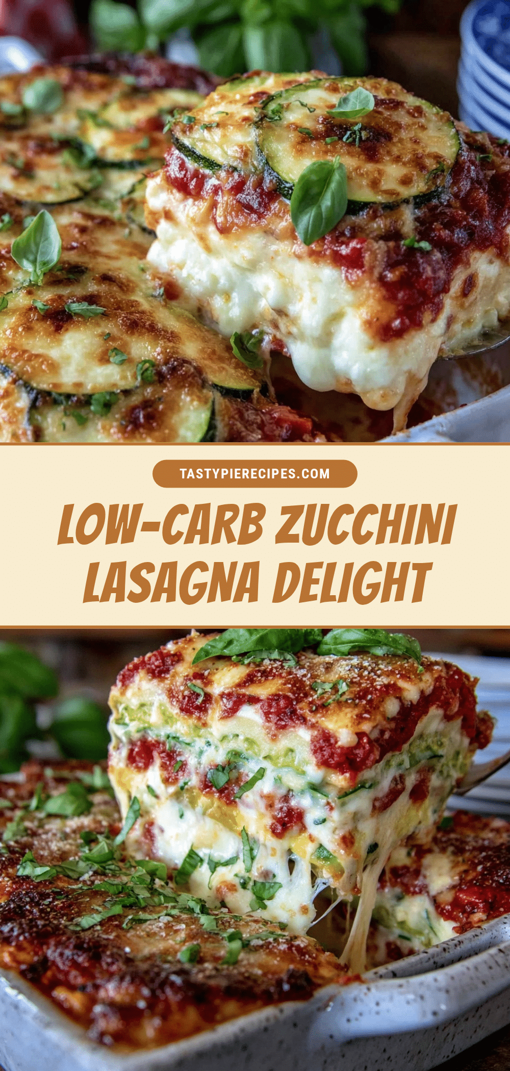 healthy zucchini lasagna without noodles recipe