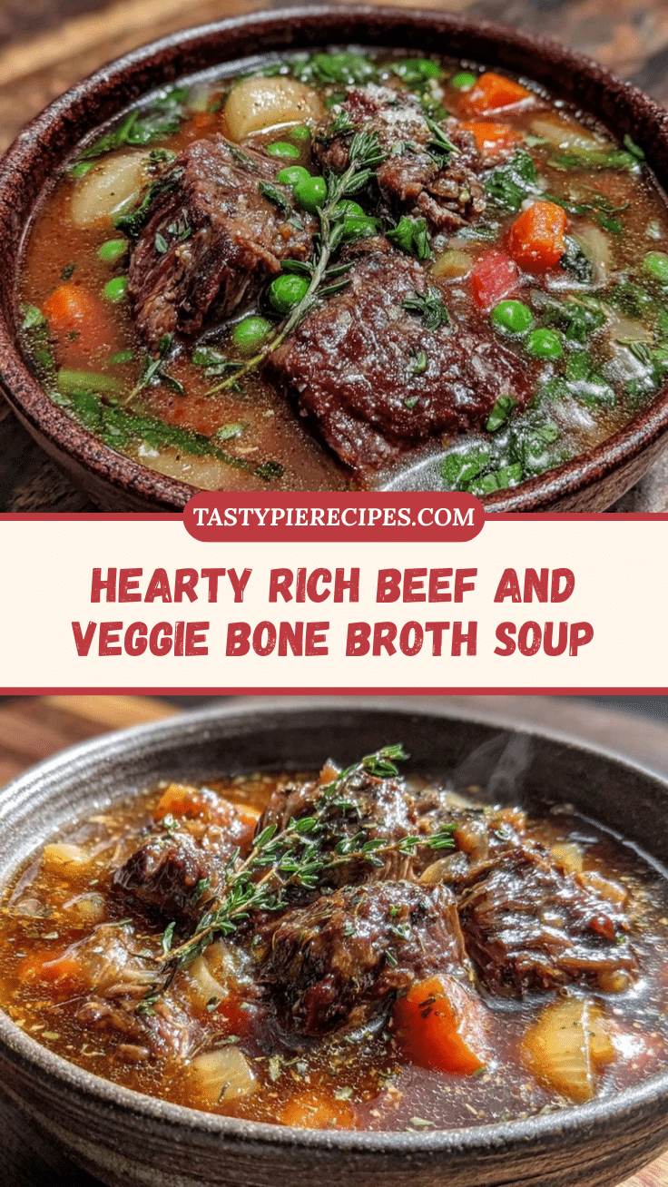 hearty beef and vegetable bone broth soup recipe