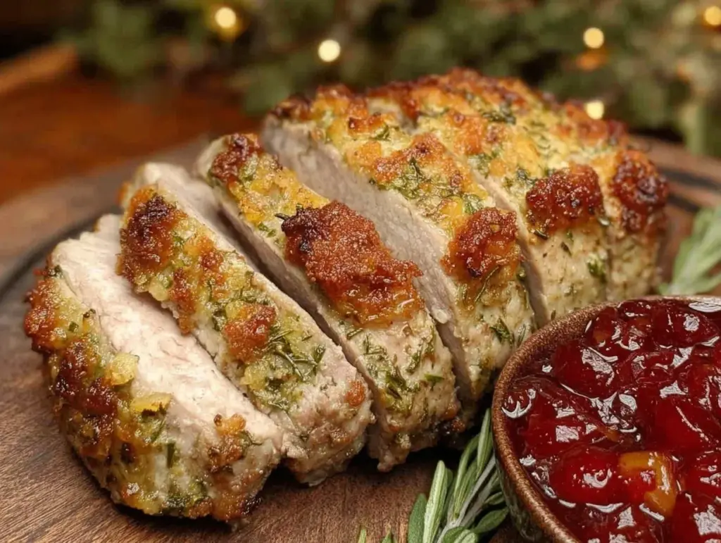 herb-crusted pork tenderloin - featured image