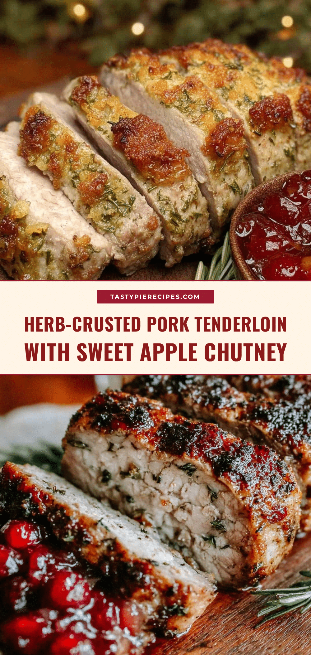 herb-crusted pork tenderloin recipe