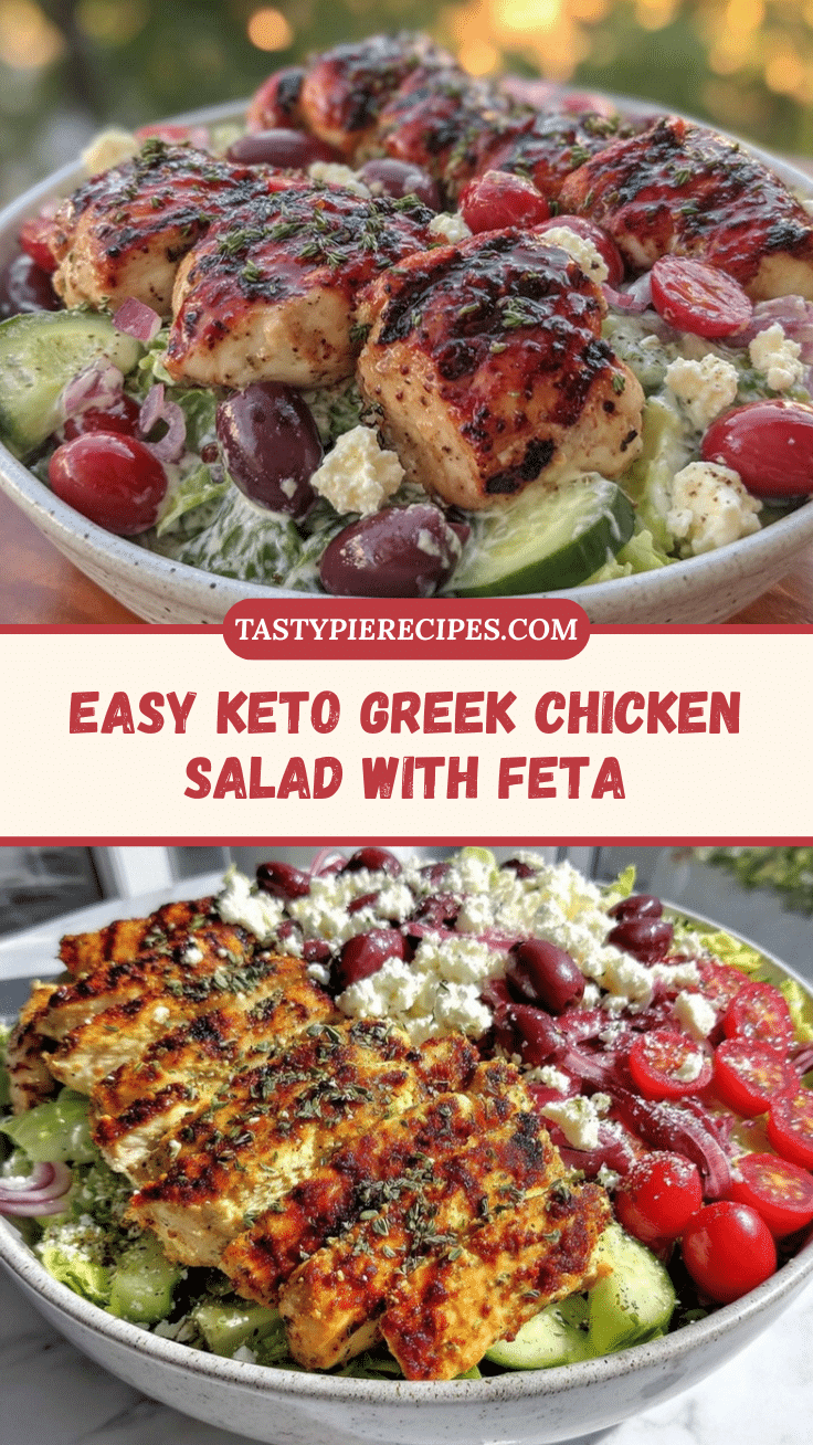 keto grilled chicken Greek salad recipe
