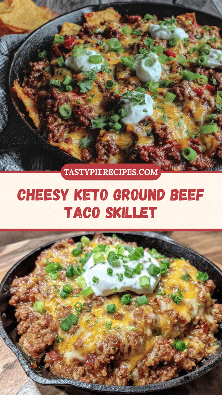 keto ground beef taco skillet recipe