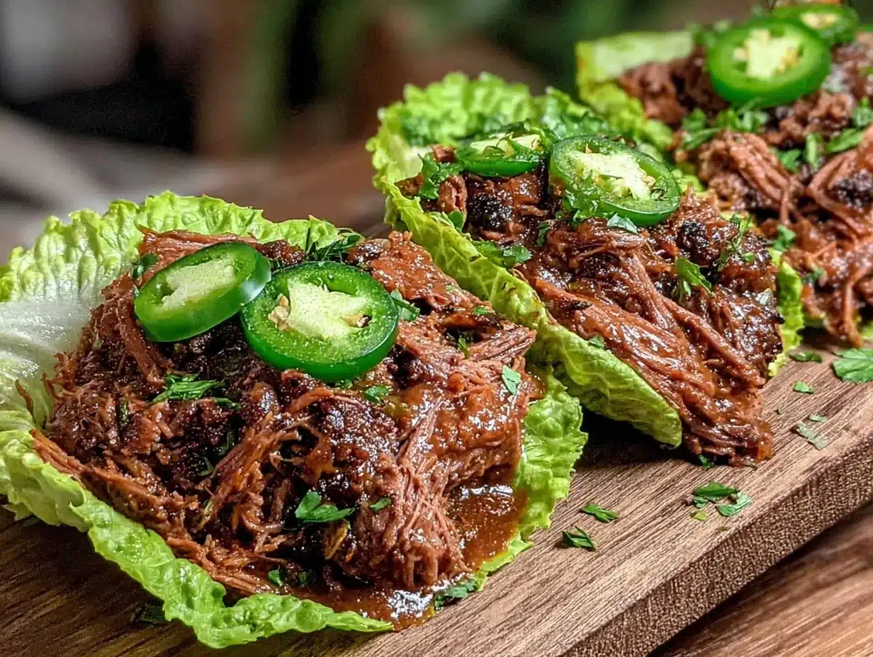 keto mississippi pot roast lettuce wrap sliders preparation steps