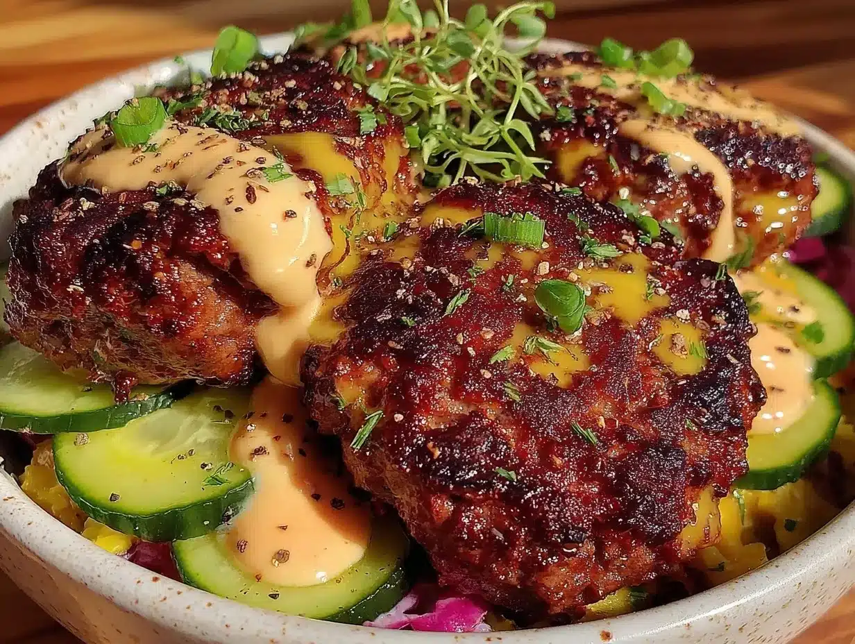 keto smash burger bowl preparation steps