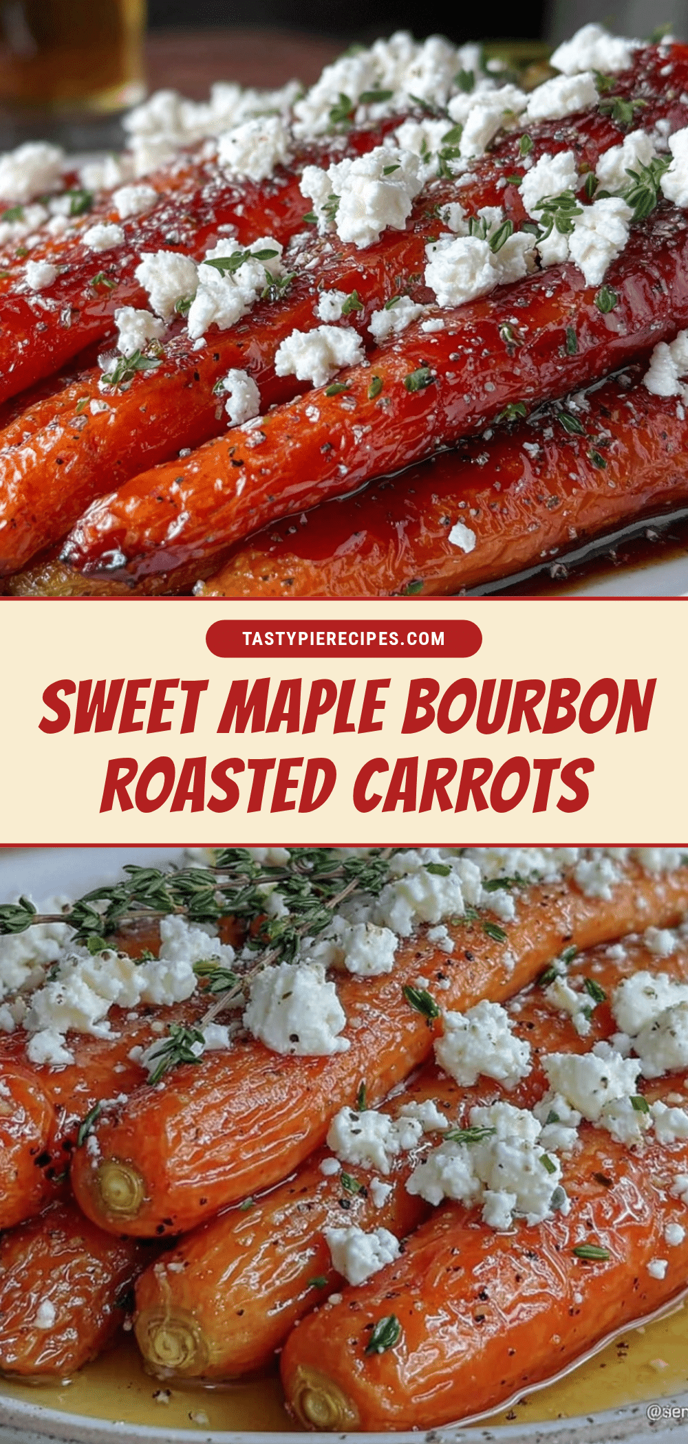 maple bourbon roasted carrots recipe