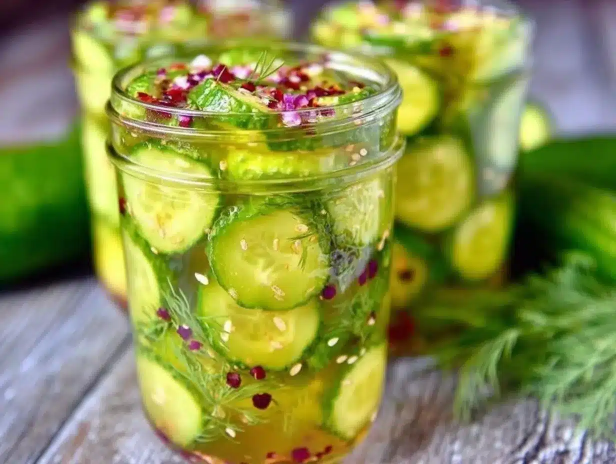 quick spicy dill refrigerator pickles preparation steps