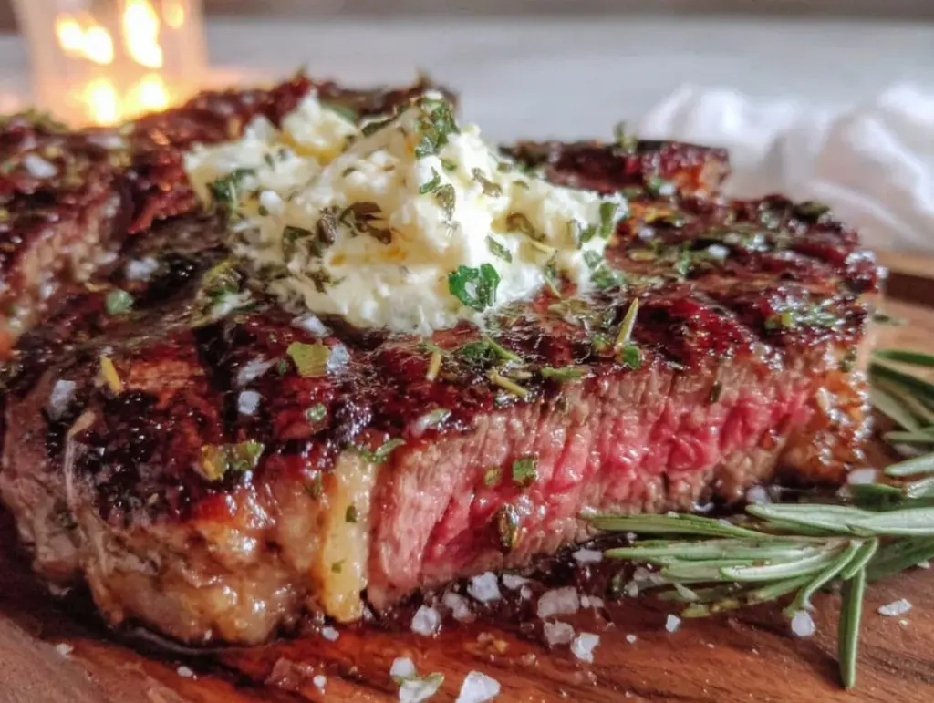 reverse seared tomahawk steak - featured image