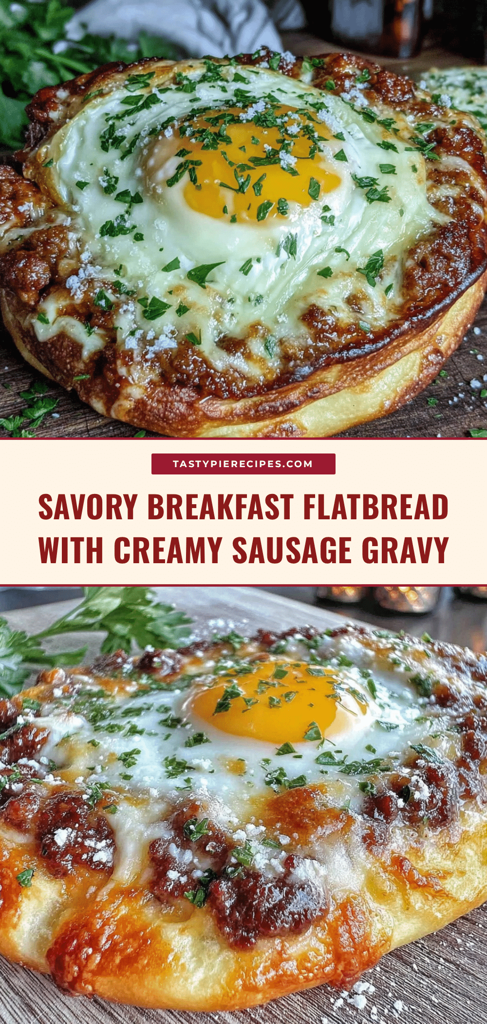 savory breakfast flatbread recipe
