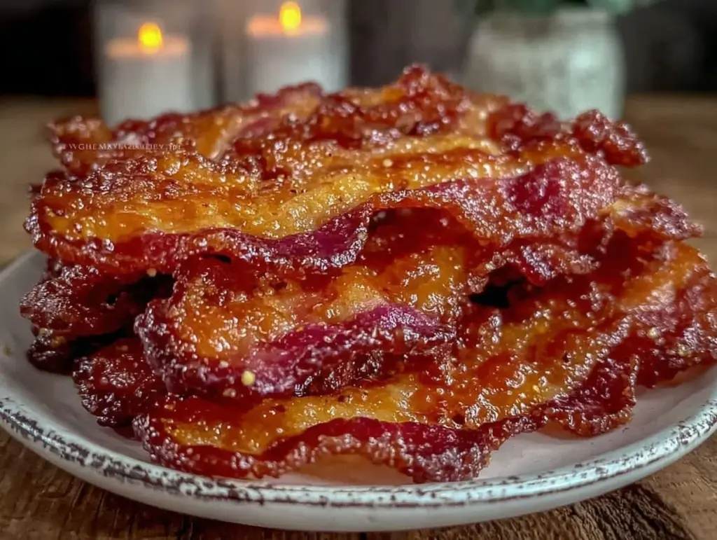 savory candied bacon - featured image