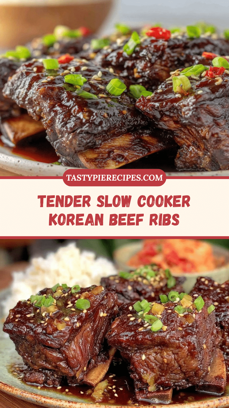 slow cooker korean beef short ribs recipe