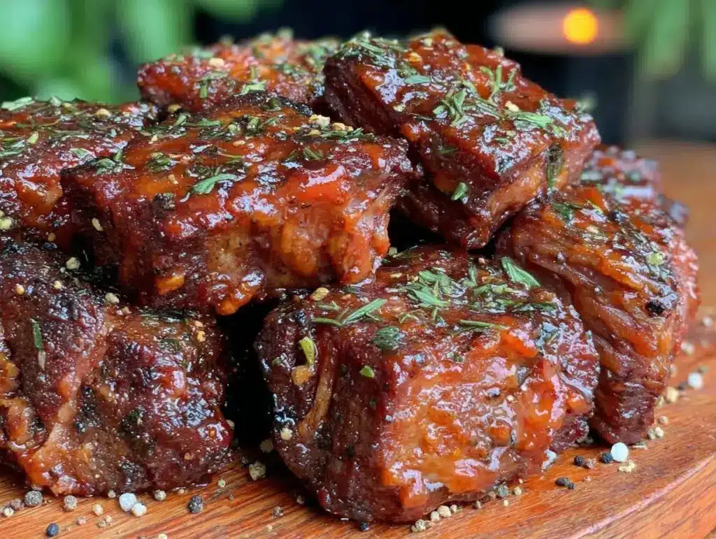 smoked brisket burnt ends - featured image