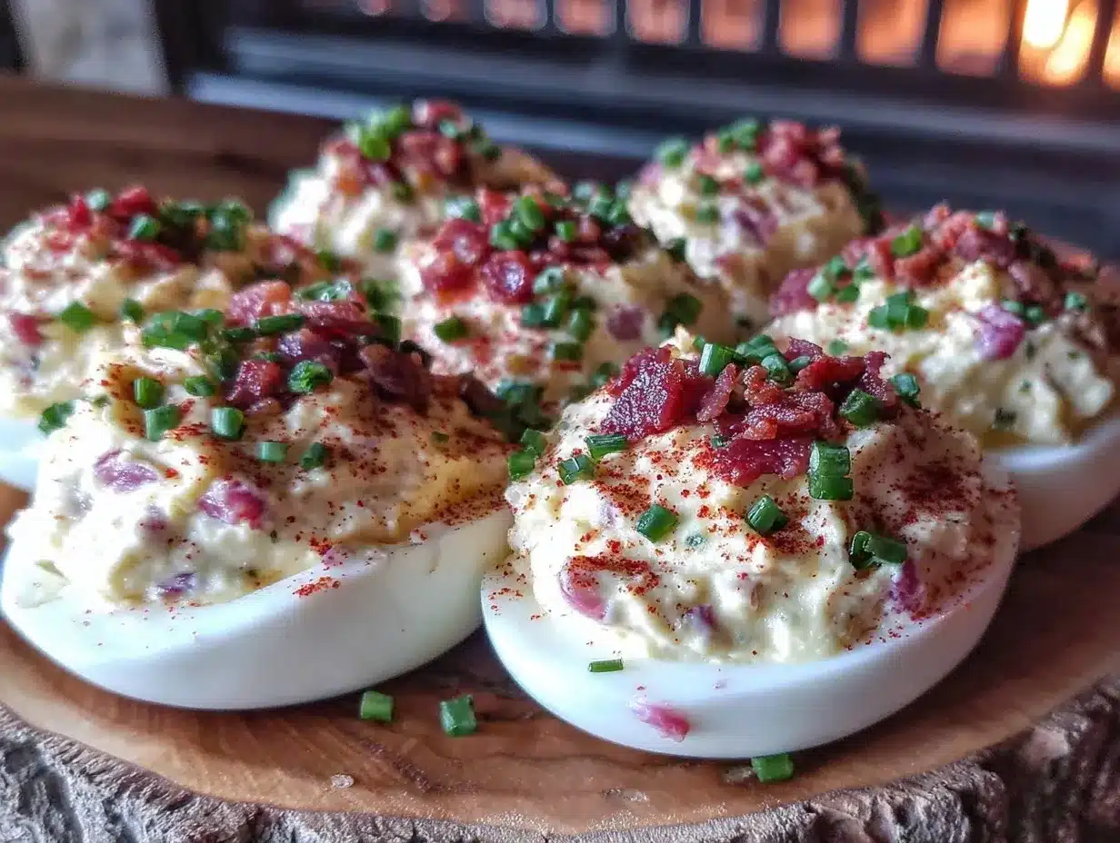 smoked deviled eggs preparation steps