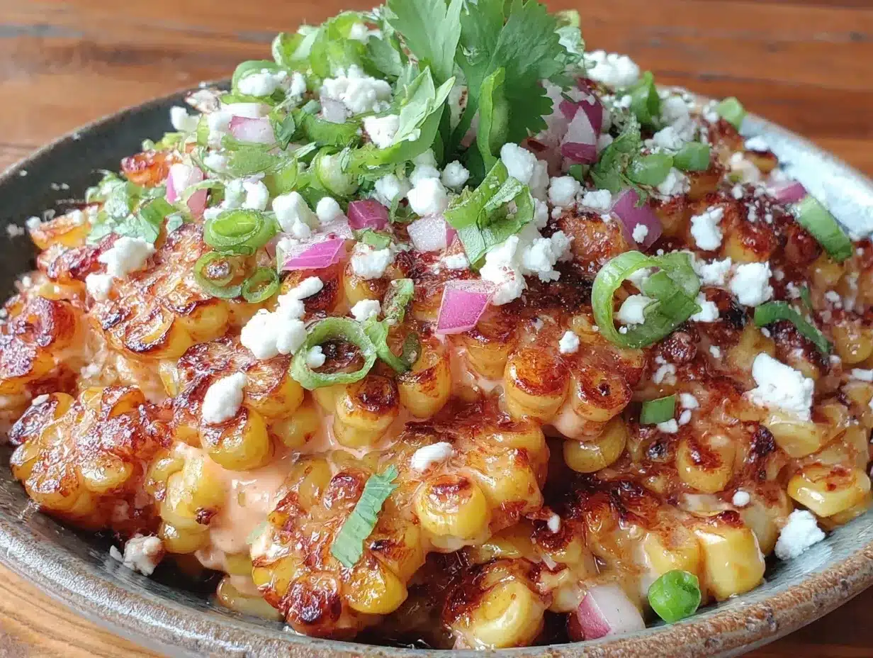 smoked elote street corn salad preparation steps