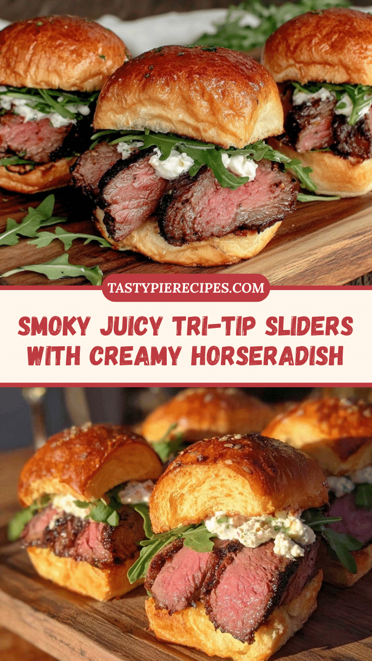 smoked tri-tip sliders recipe