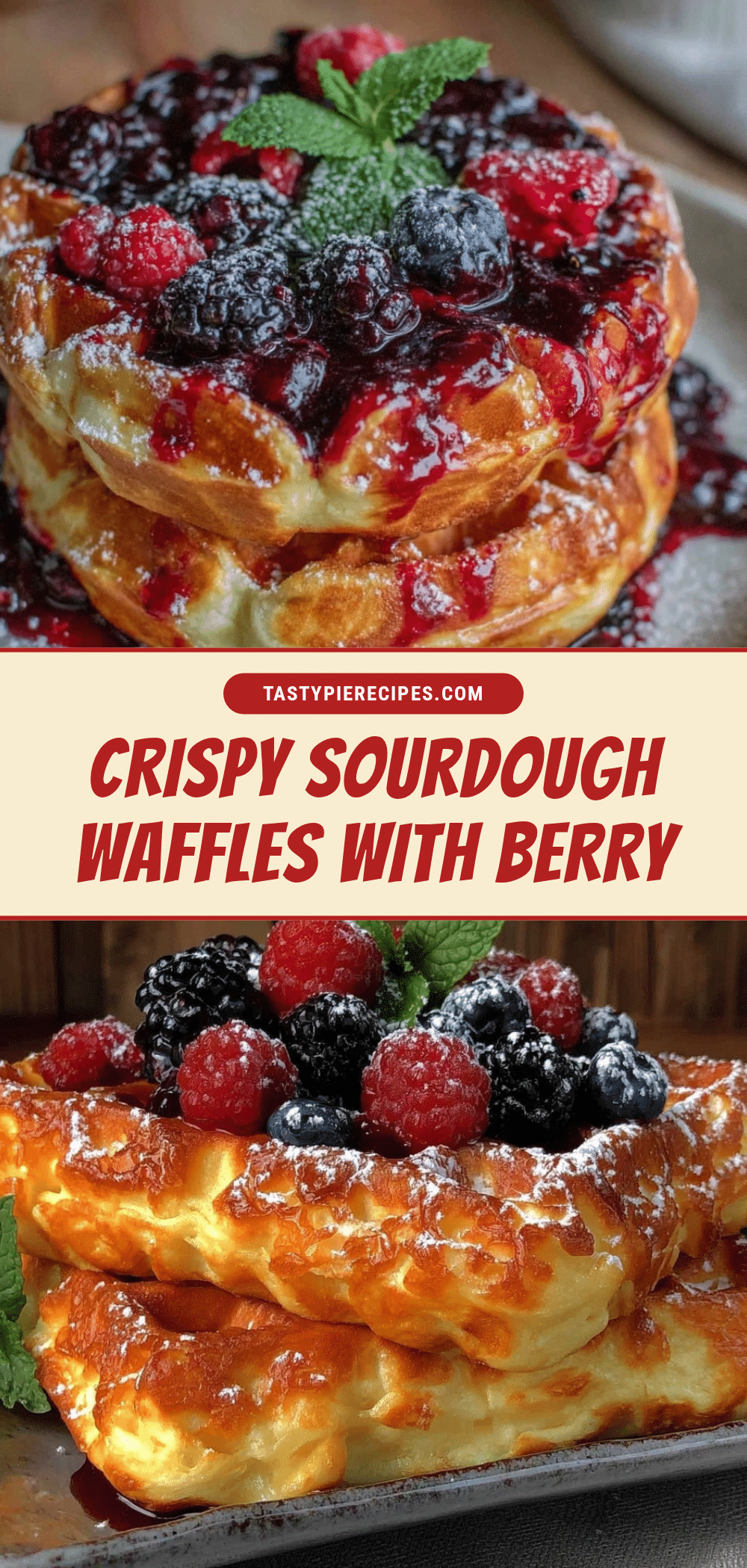 sourdough discard waffles recipe