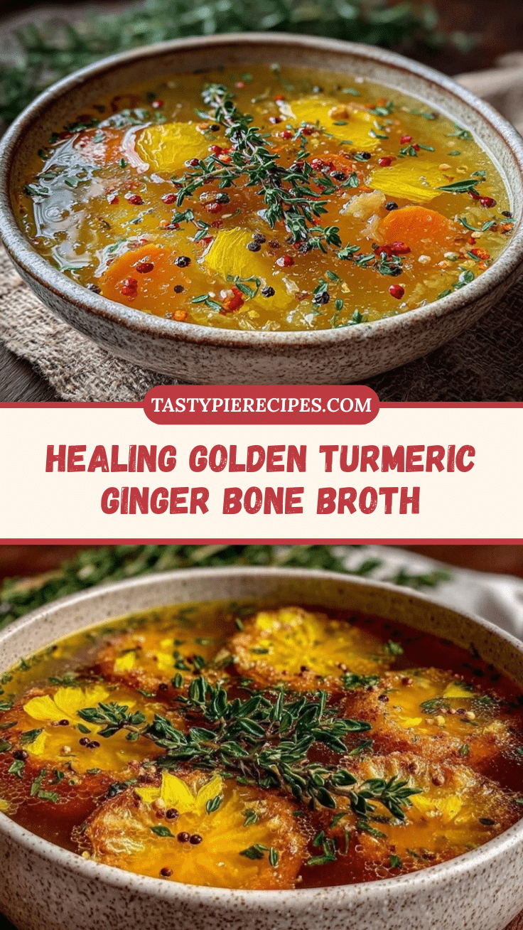 turmeric ginger bone broth recipe