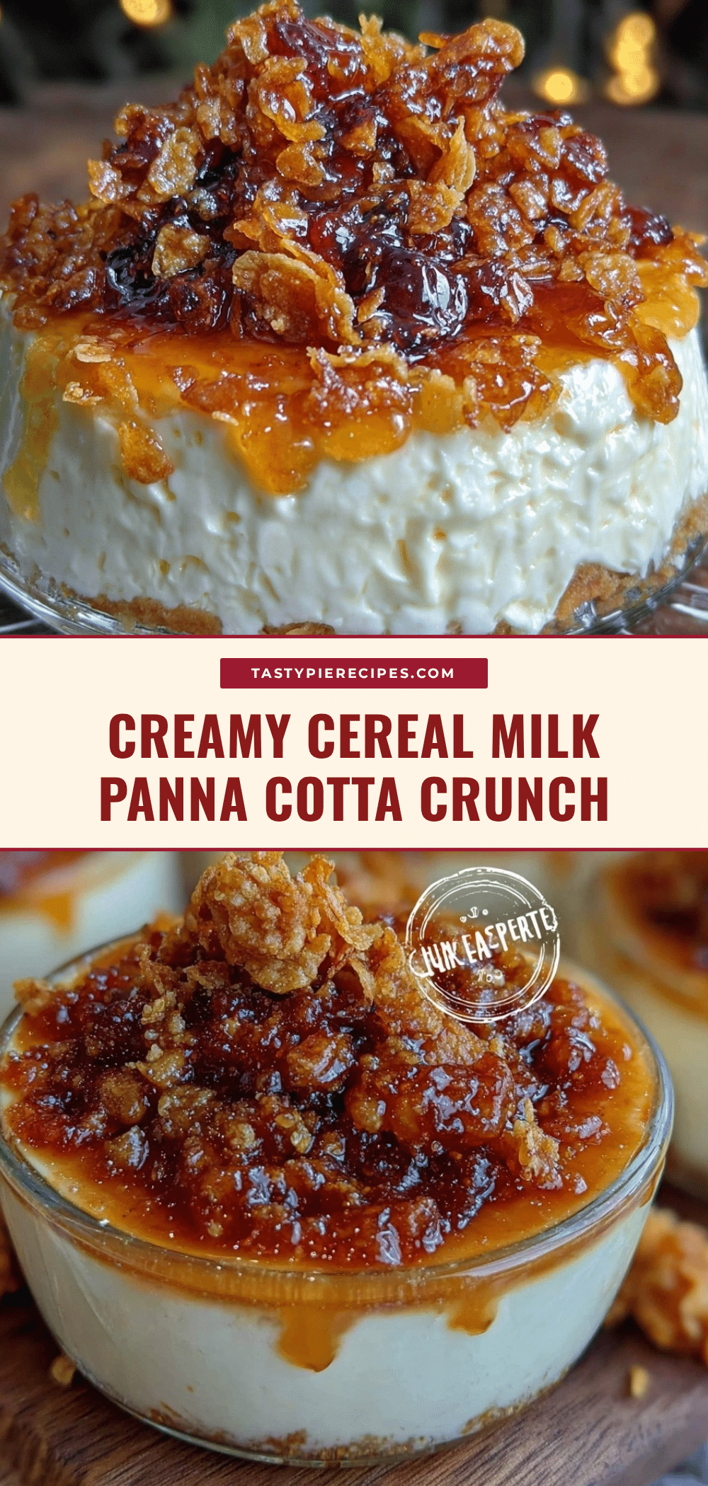 cereal milk panna cotta recipe